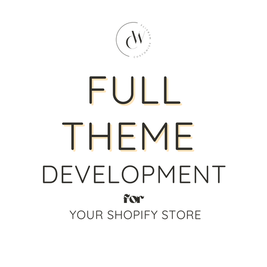 Full Theme Development for Your Shopify Store